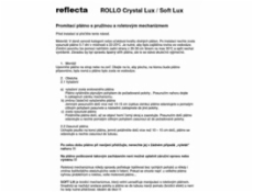 Reflecta ROLLO Crystal Lux (240x189cm, 4:3, viditelné 236x177cm) plátno roletové